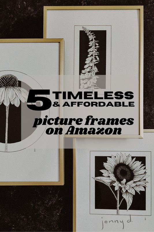 5 Timeless & Affordable Picture Frames on Amazon