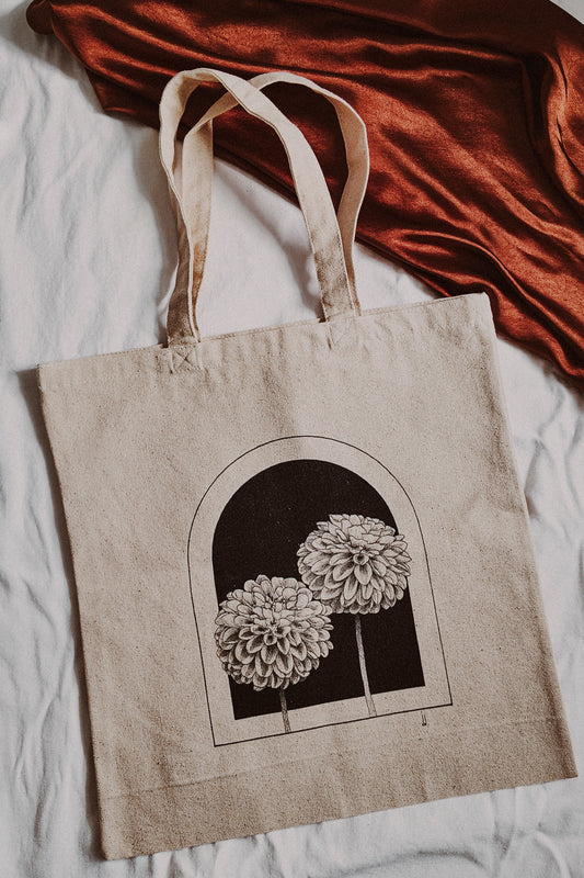 Dahlias Tote Bag